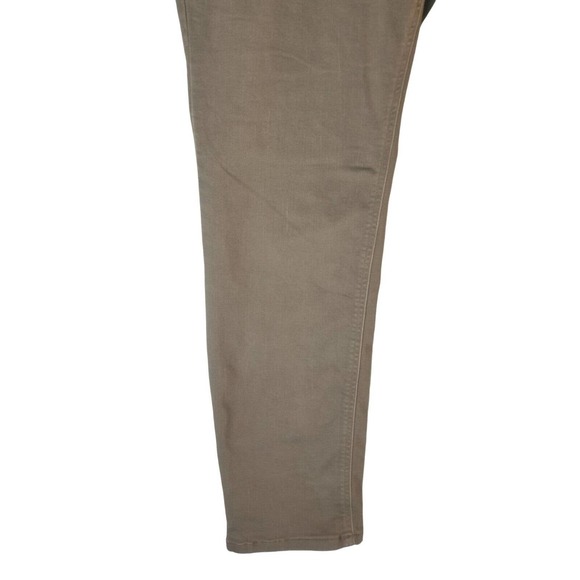 Liz Claiborne Sara Slim Fit Skinny‎ Women's Jeans Size 18 40X30 Stretch Brown - Picture 9 of 12